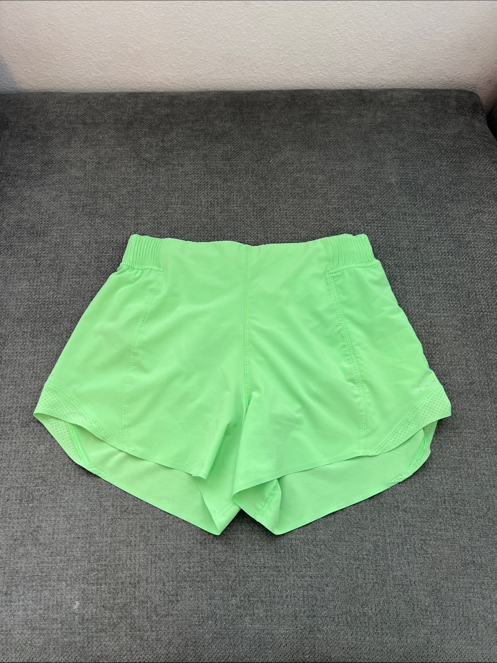 lululemon athletica Neon Green Athletic Shorts